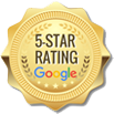 5 star rating google seal